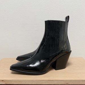 Aeyde Patent Leather Boots